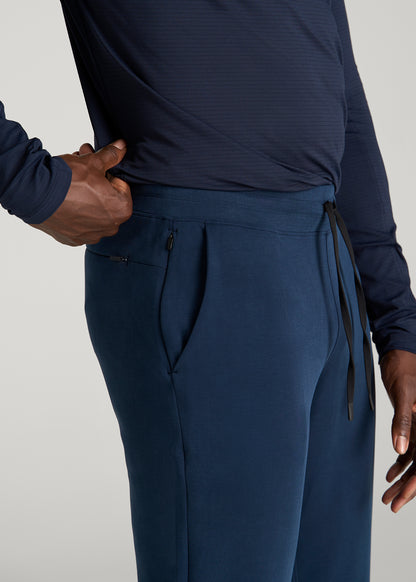 Neo Stretch Performance Joggers for Tall Men in Navy Blue