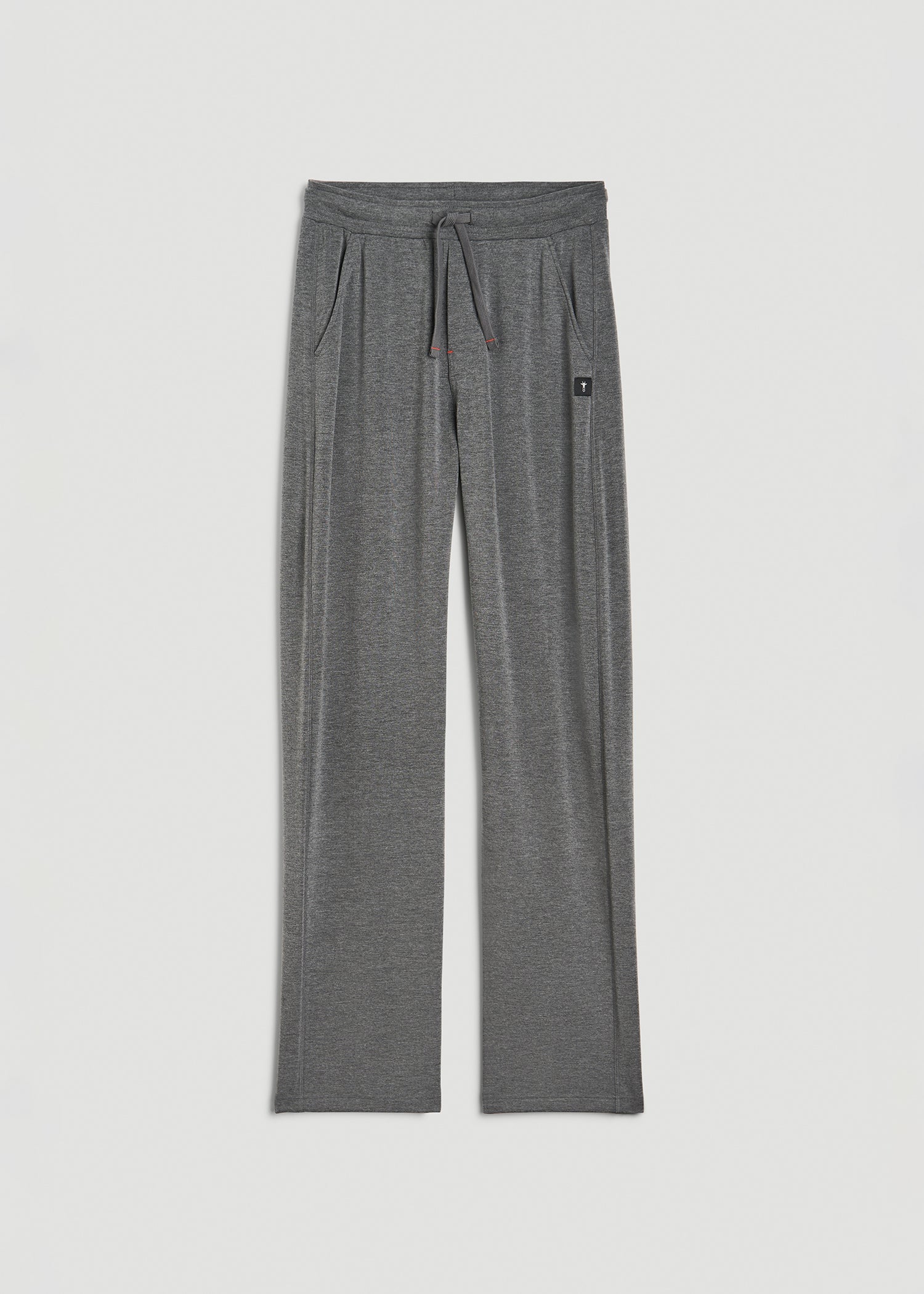 Open-Bottom Pajama Pants for Tall Men in Charcoal Mix