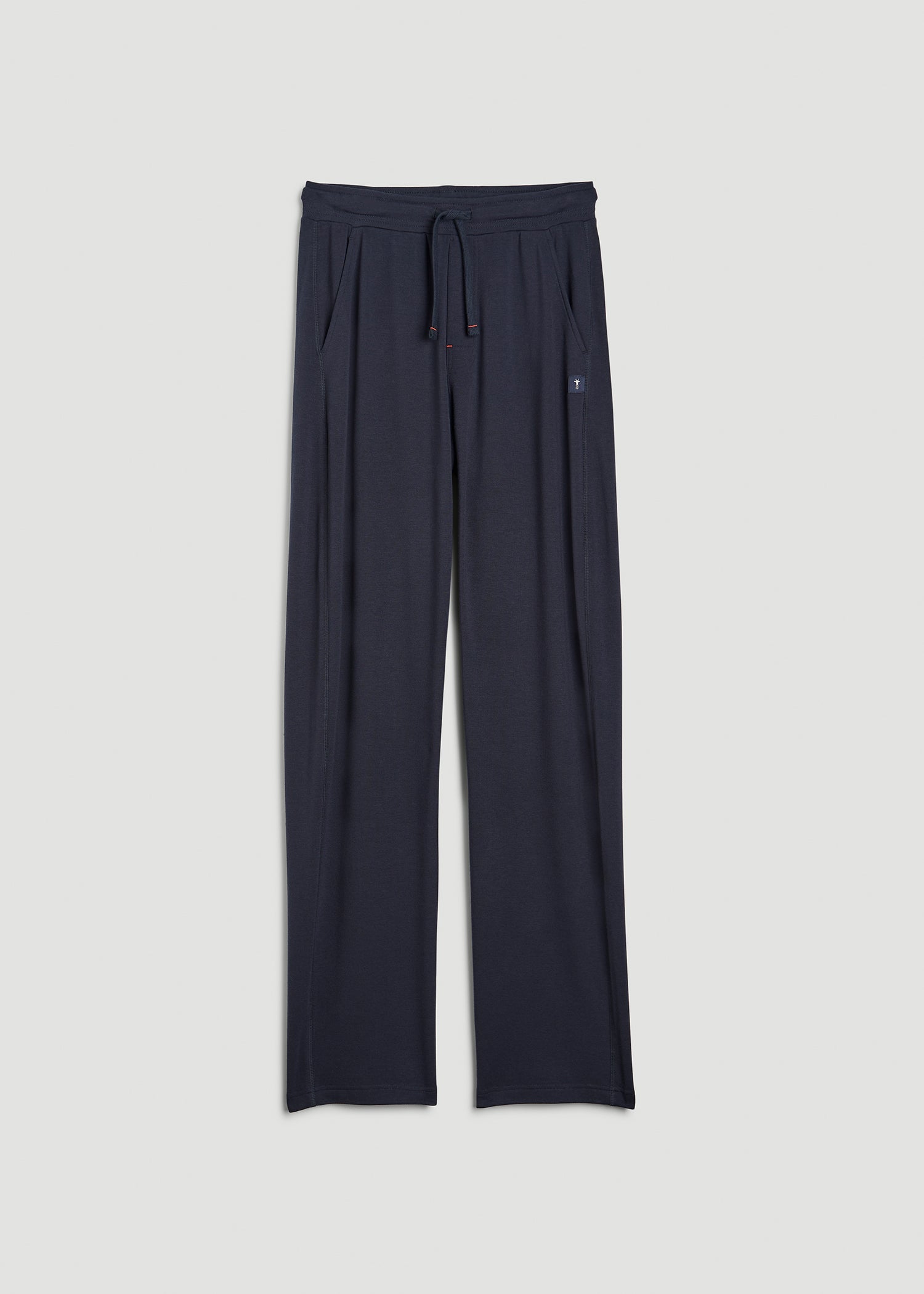Open-Bottom Pajama Pants for Tall Men in Evening Blue