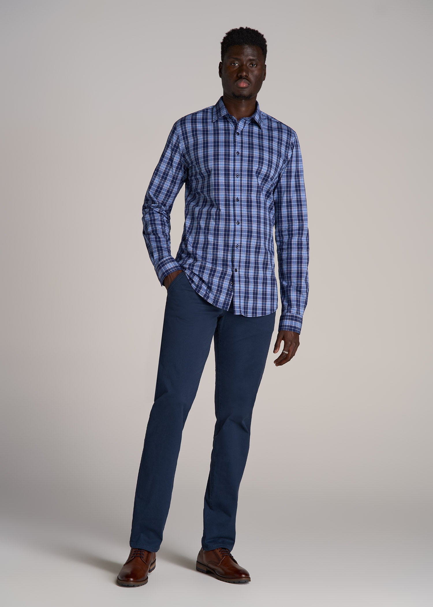 Oskar Button-Up Shirt for Tall Men American Tall