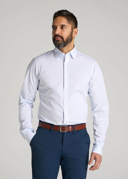 cute dress shirt Oskar Easy Care for Tall Men in Blue Mini Stripe M / Extra Tall / Blue Mini Stripe Size:XXXL. menu_tops kids suit maybe be Dollhouse Bridesmaid Dress Lumina