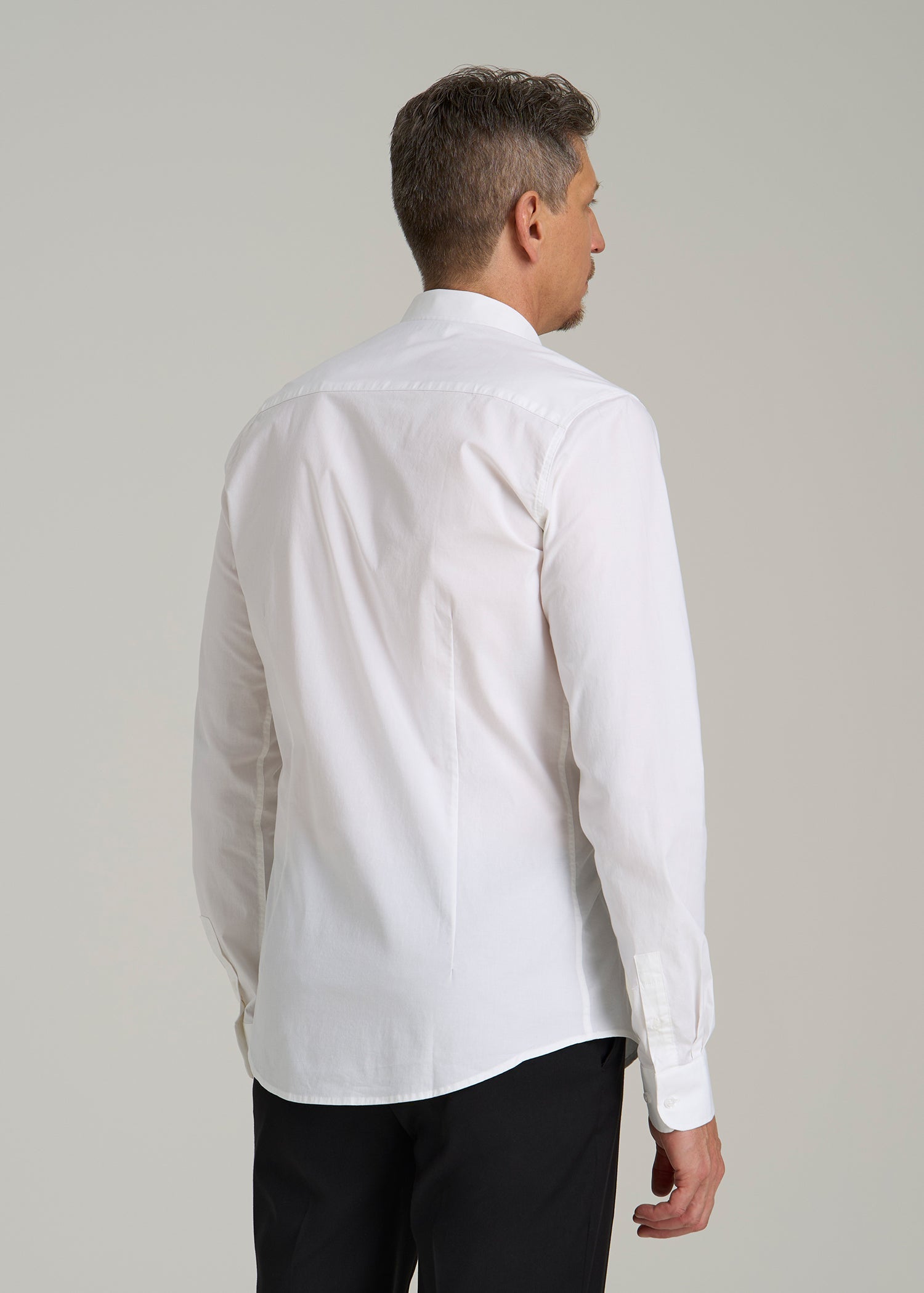 Oskar Easy Care Dress Shirt for Tall Men in Bright White XL / Semi Tall / Bright White Oskar Easy Care Dress Shirt for Tall Men in Bright White XL / Semi Tall / Bright White