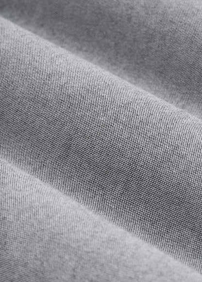 Oxford Cloth Button Down Shirt for Tall Men in Formal Grey