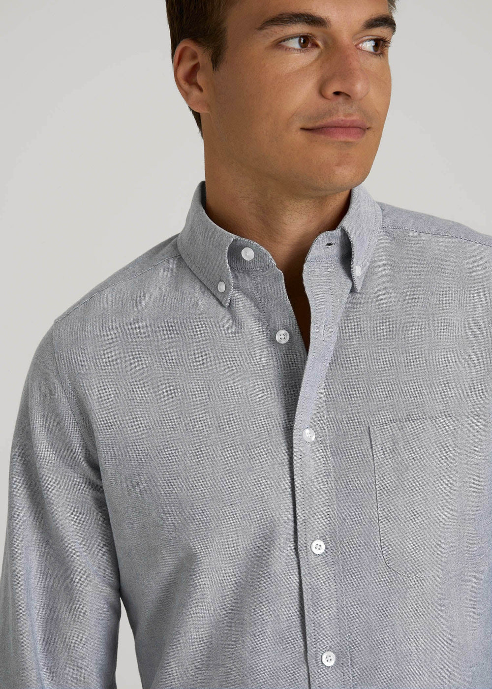 Oxford Cloth Button Down Shirt for Tall Men | American Tall