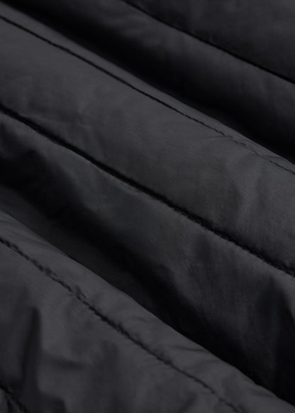 Packable Puffer Jacket for Tall Men in Black