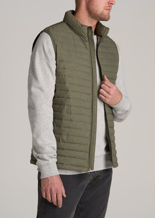 American-Tall-Men-Packable-Puffer-Vest-Olive-side