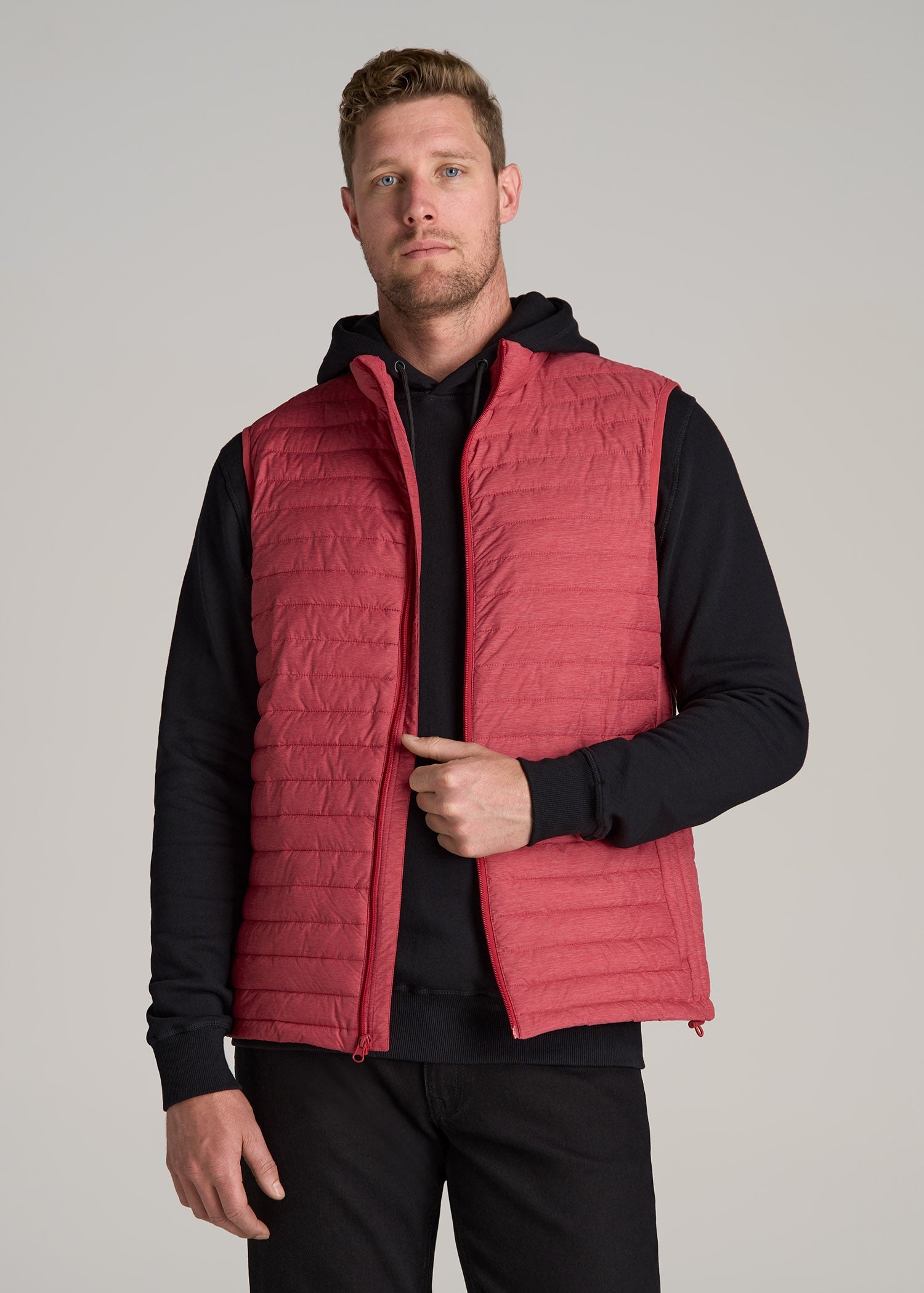Tall Men's Packable Puffer Vest American Tall