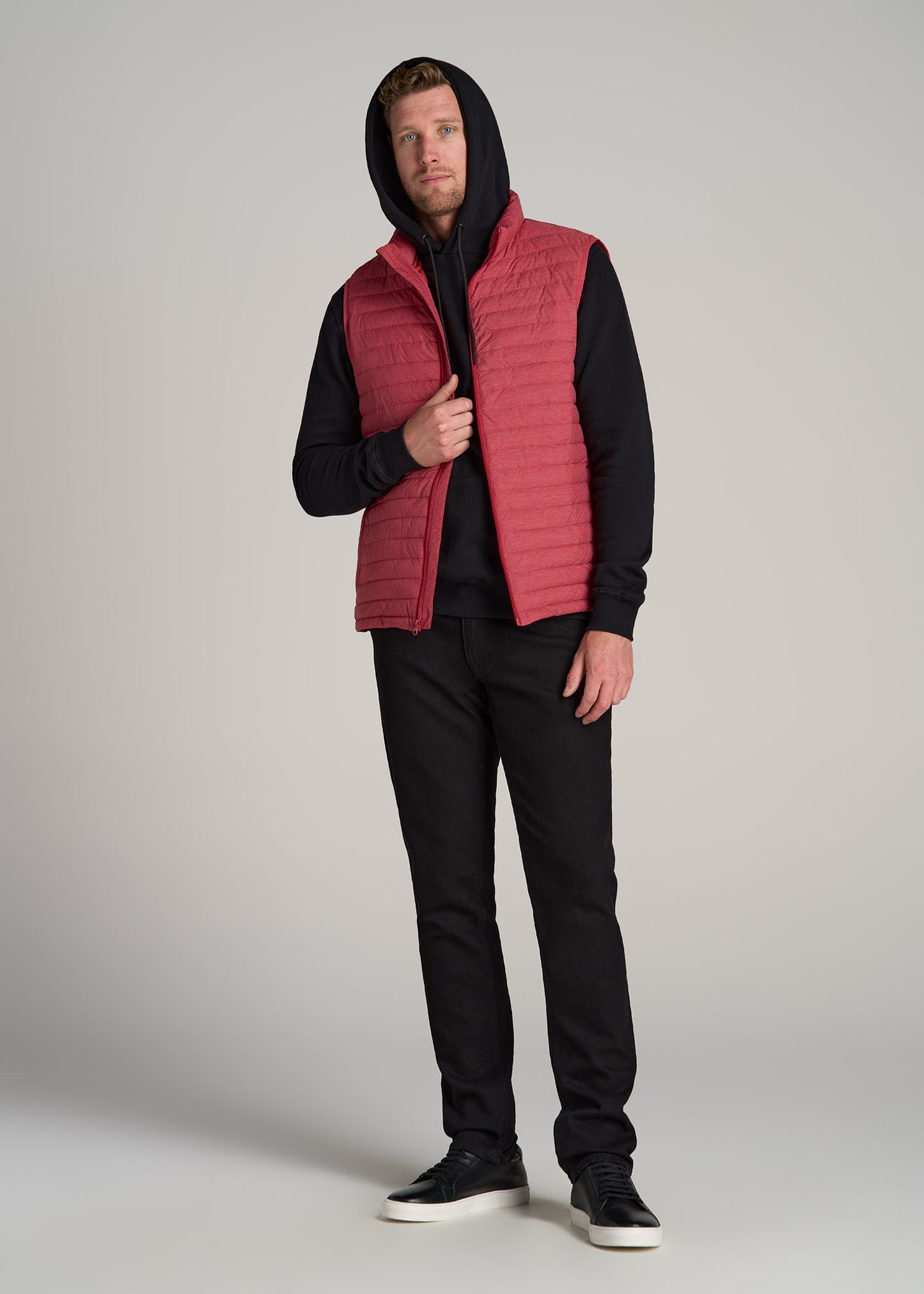American-Tall-Men-Packable-Puffer-Vest-Red-Space-Dye-full