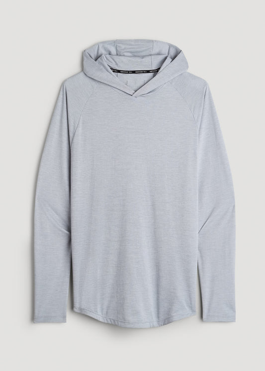 Men's A.T. Performance Training Tall Hoodie in Light Silver