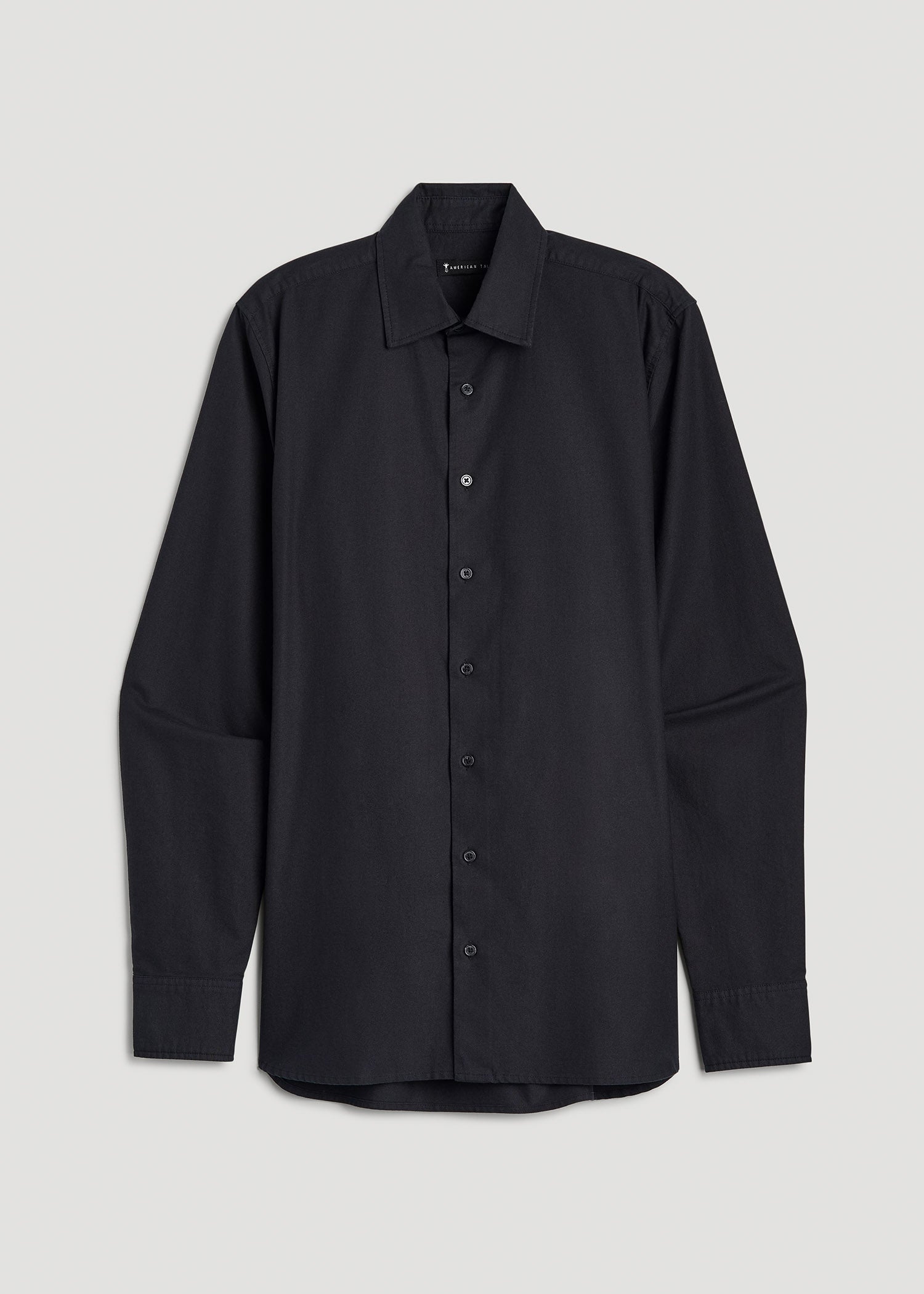 Pinpoint Oxford Shirt for Tall Men in Black L / Tall / Black Pinpoint Oxford Shirt for Tall Men in Black L / Tall / Black