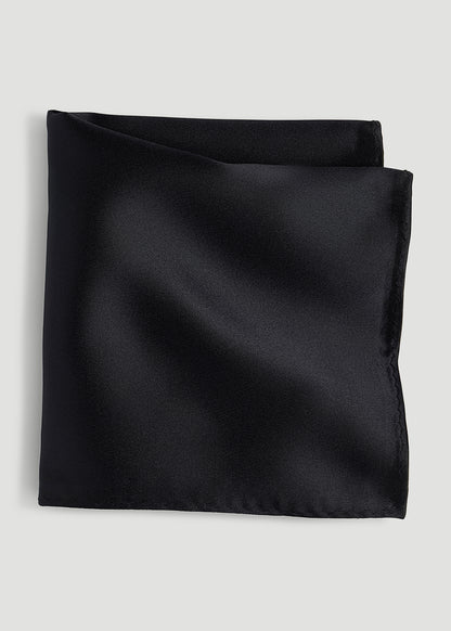 Pocket Square for Tall Men in Black