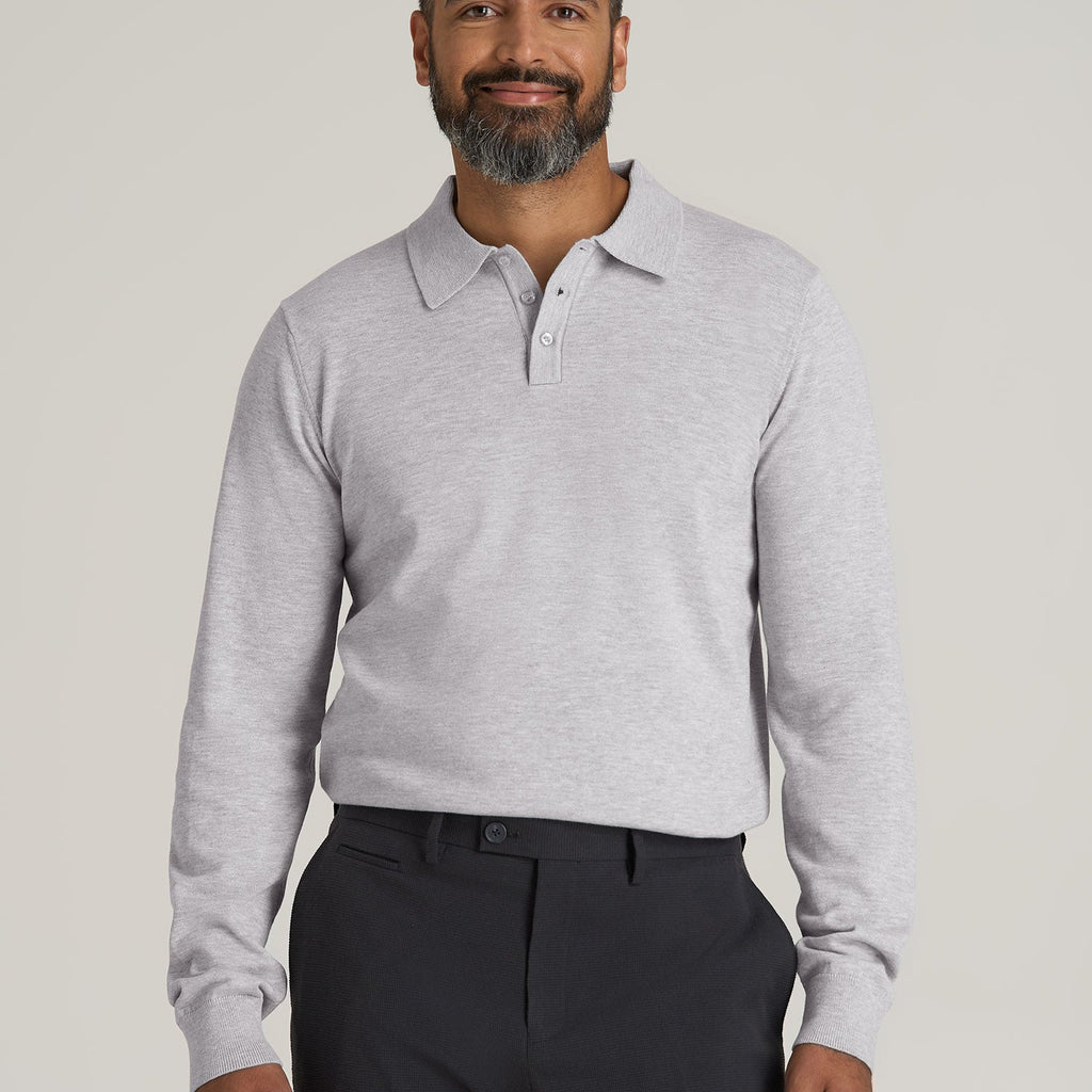 slim fit dress slacks Sunwashed Organic Crew - Light Grey Heather