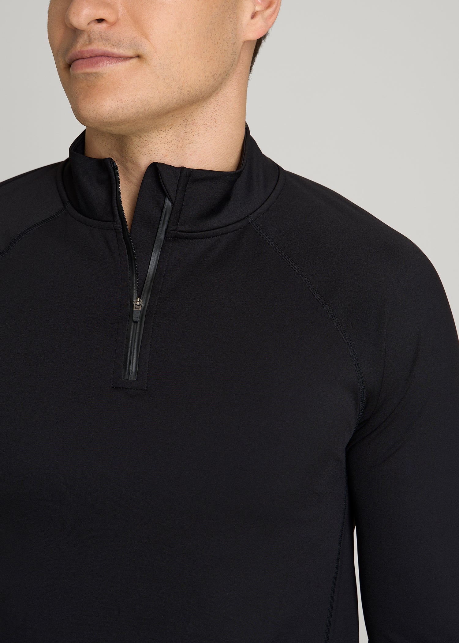 Quarter Zip Rashguard with UPF protection for Tall Men | American Tall