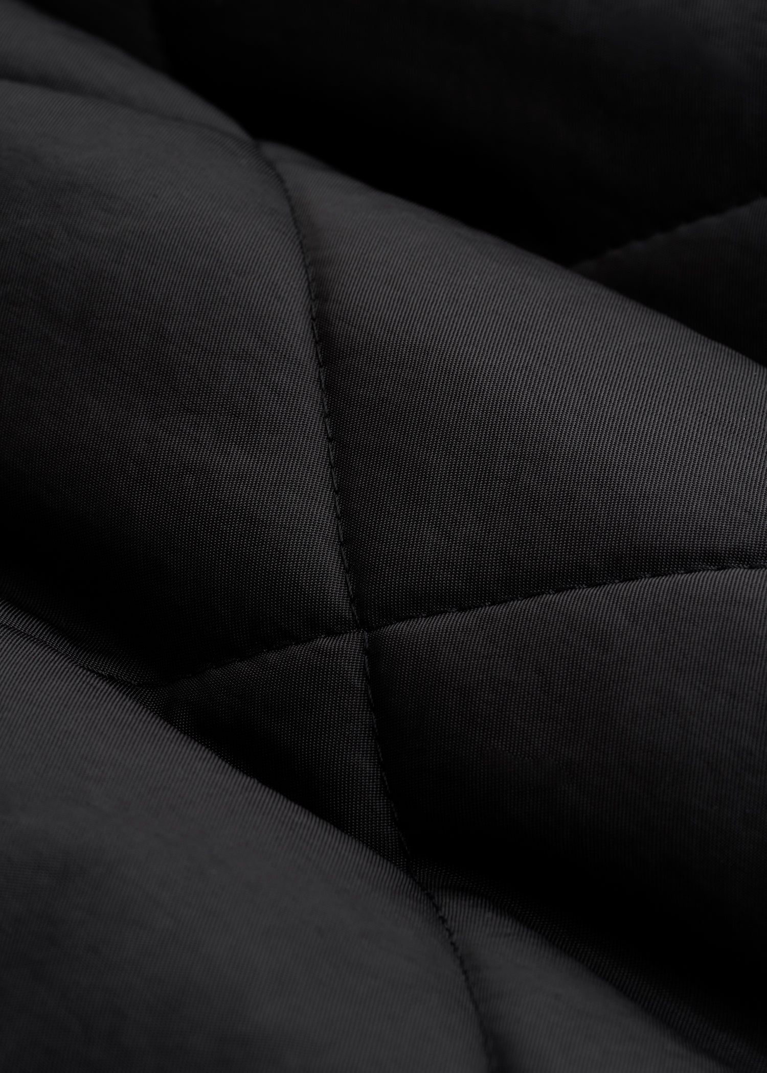 Quilted Jacket for Tall Men in Black