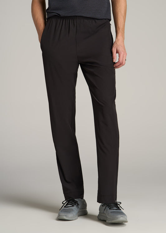 RELAXED FIT Lightweight Athletic Pants for Tall Men in Black