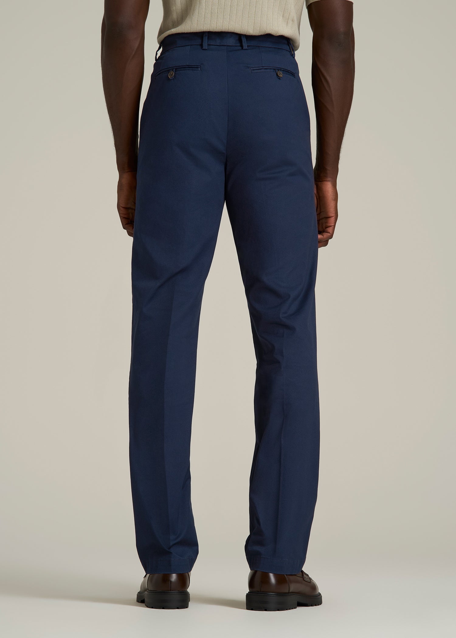 Refined Chinos for Tall Men in Navy