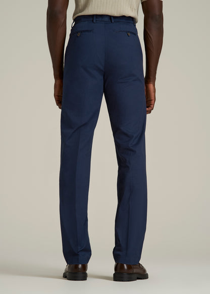 Refined Chinos for Tall Men in Navy