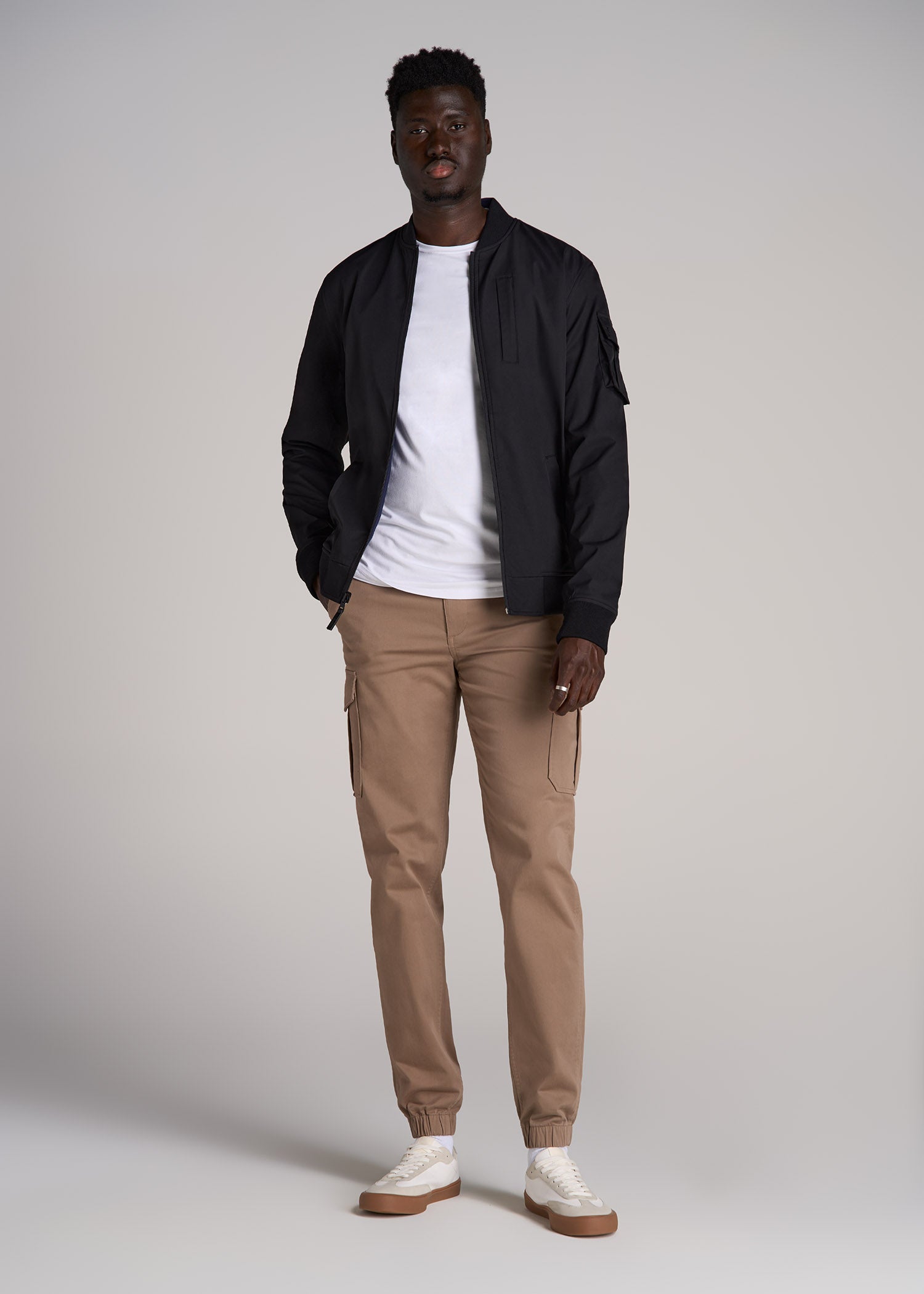 Reversible Men's Tall Bomber Jacket American Tall