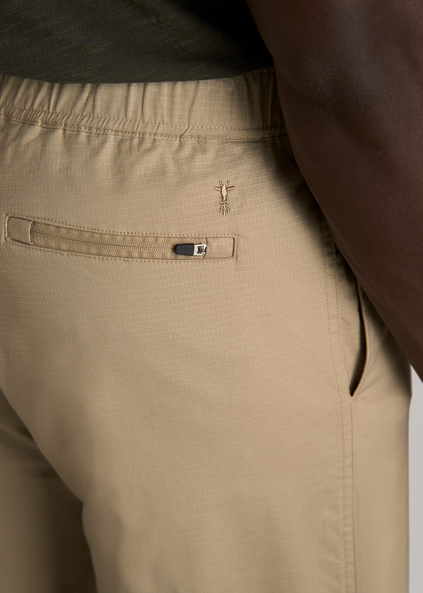 TAPERED-FIT Ripstop Pants for Tall Men in Desert Khaki
