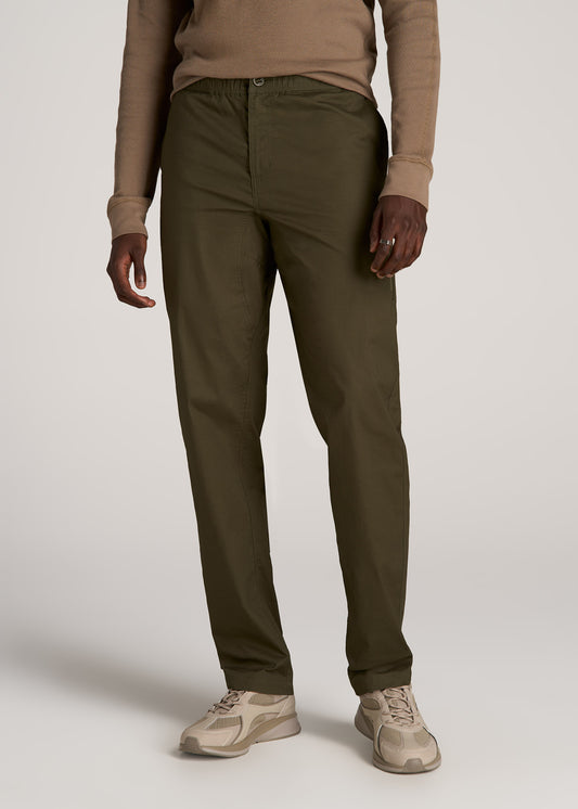 J1 Straight Leg Five-Pocket Pants For Tall Men Camo Green