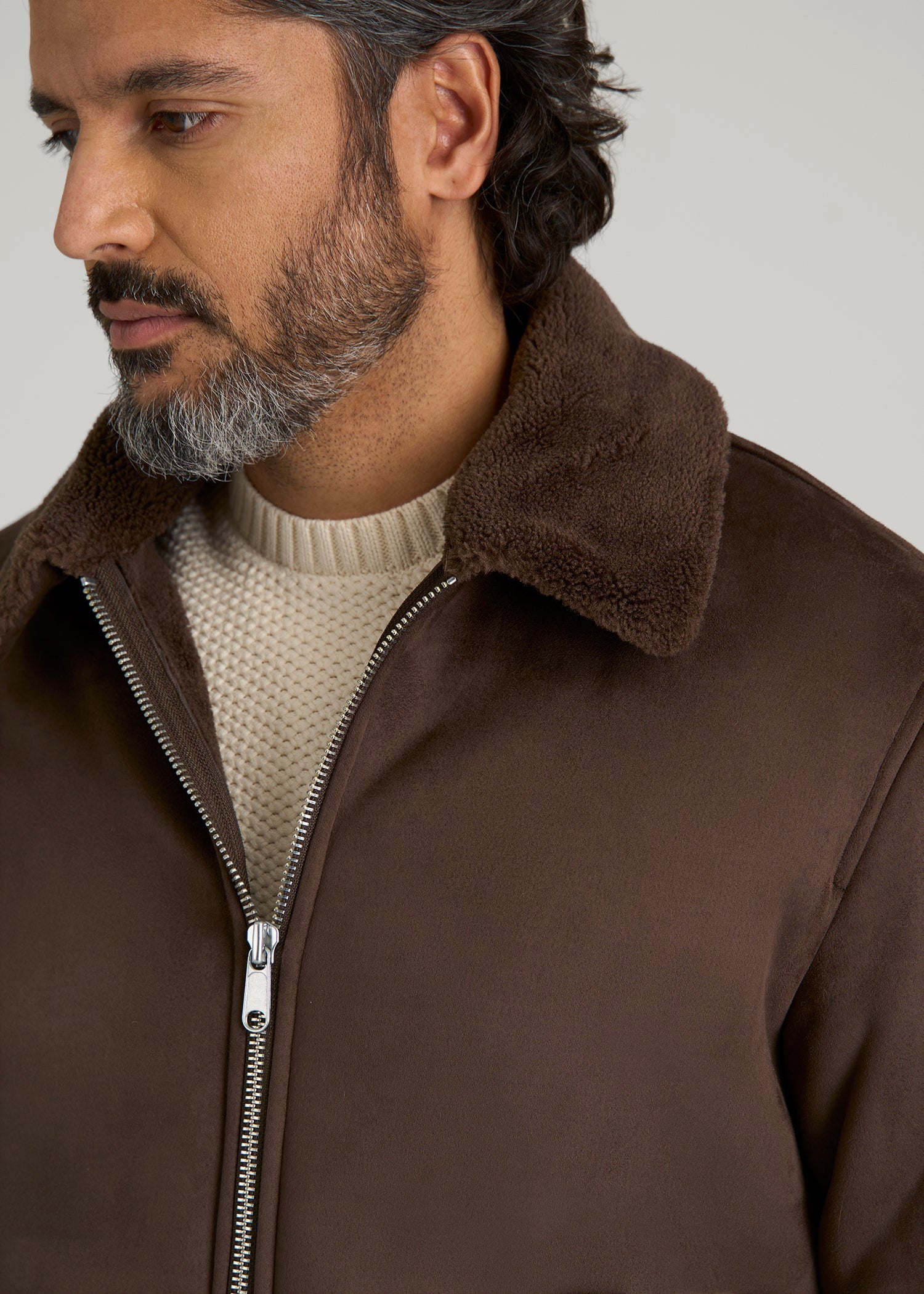 Sherpa Bomber Jacket for Tall Men | American Tall