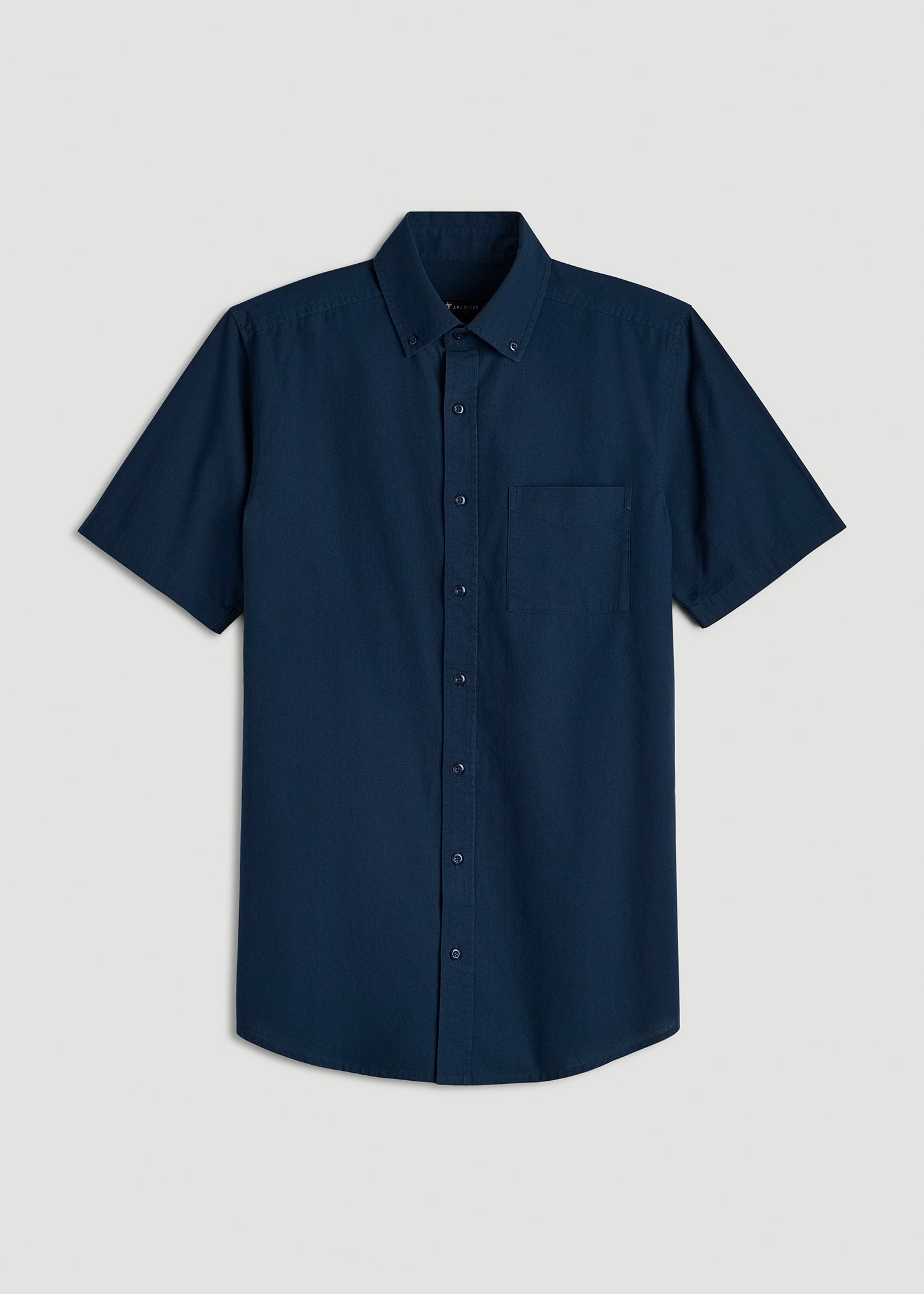 Short Sleeve Shirt for Tall Men in Navy Blue L / Extra Tall / Navy Blue
