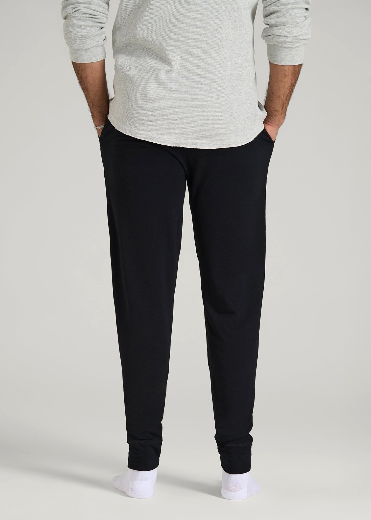 Sleep Joggers for Tall Men in Black