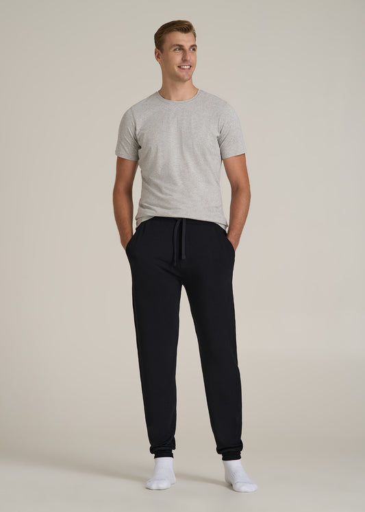 Sleep Jogger for Tall Men in Black