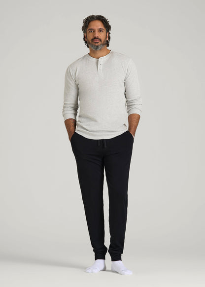 Sleep Joggers for Tall Men in Black