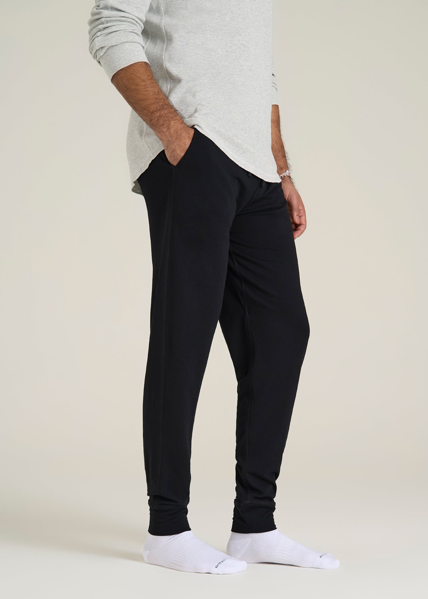 Sleep Joggers for Tall Men in Black