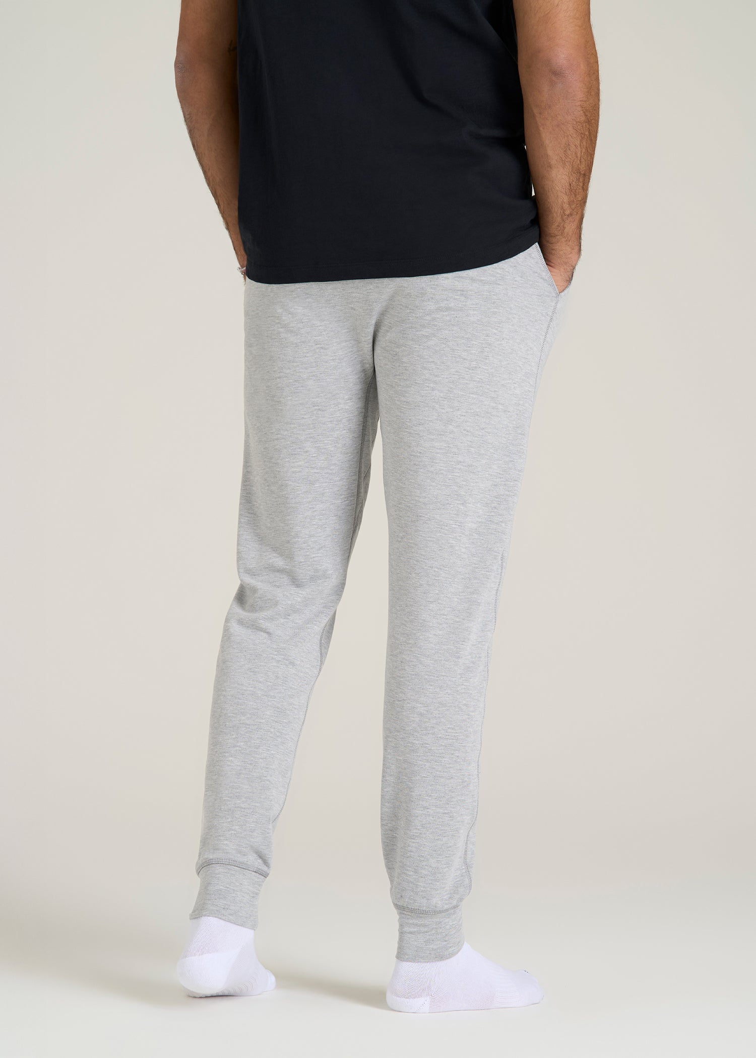 Sleep Joggers for Tall Men in Grey Mix