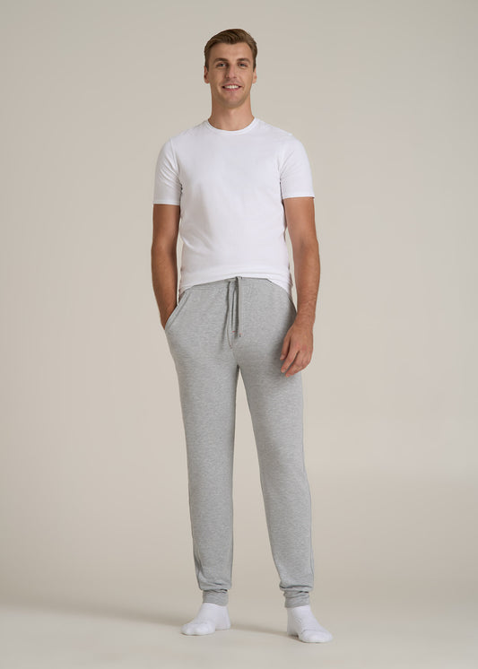 Sleep Joggers for Tall Men in Grey Mix