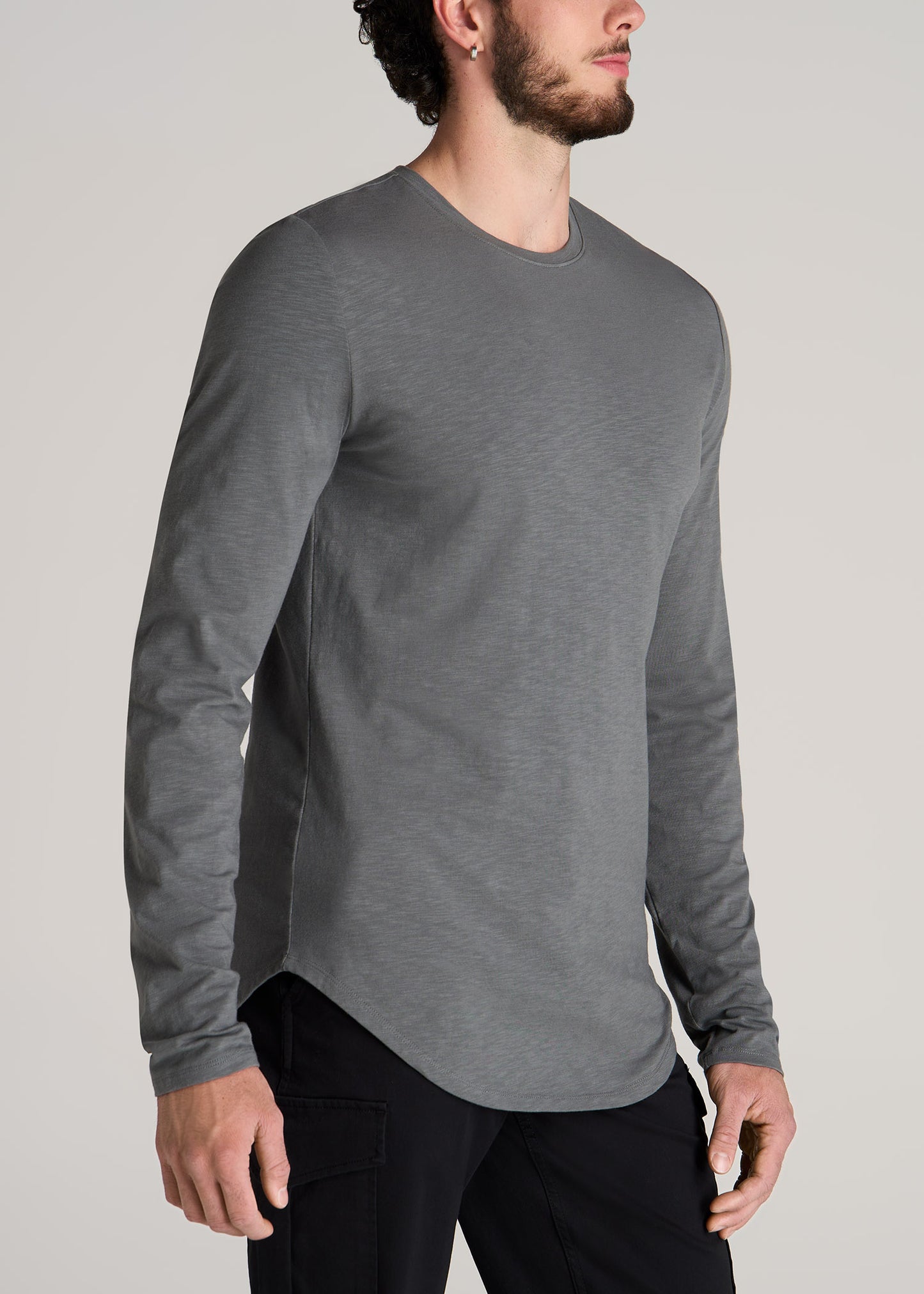 Relaxed Long Sleeve Slub Jersey … curated on LTK