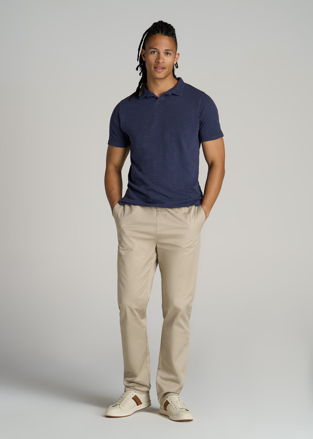 Slub Men's Tall Polo Shirt | American Tall