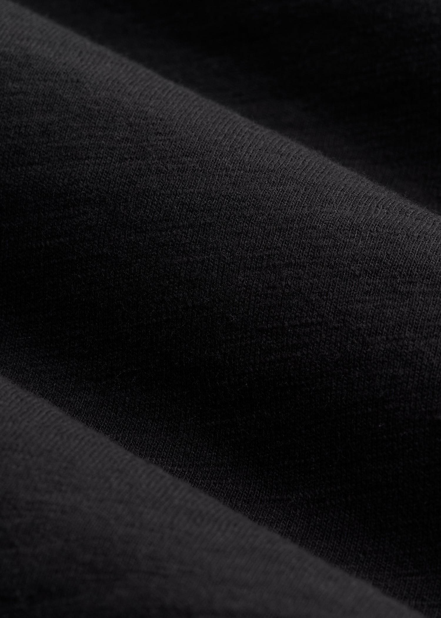 Slub Self Collar Polo Shirt for Tall Men in Black