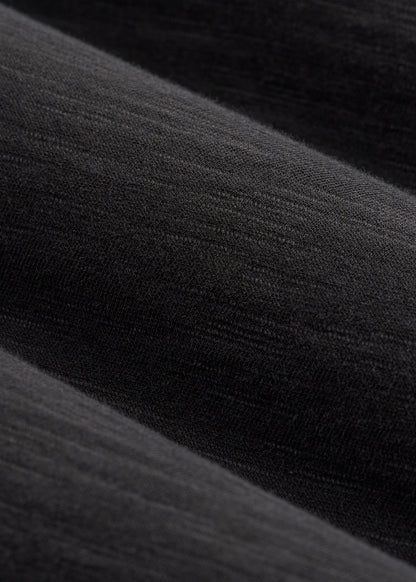 REGULAR-FIT Slub Tee for Tall Men in Black