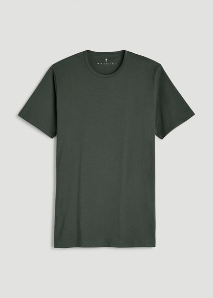 REGULAR-FIT Slub Tee for Tall Men in Boreal Forest