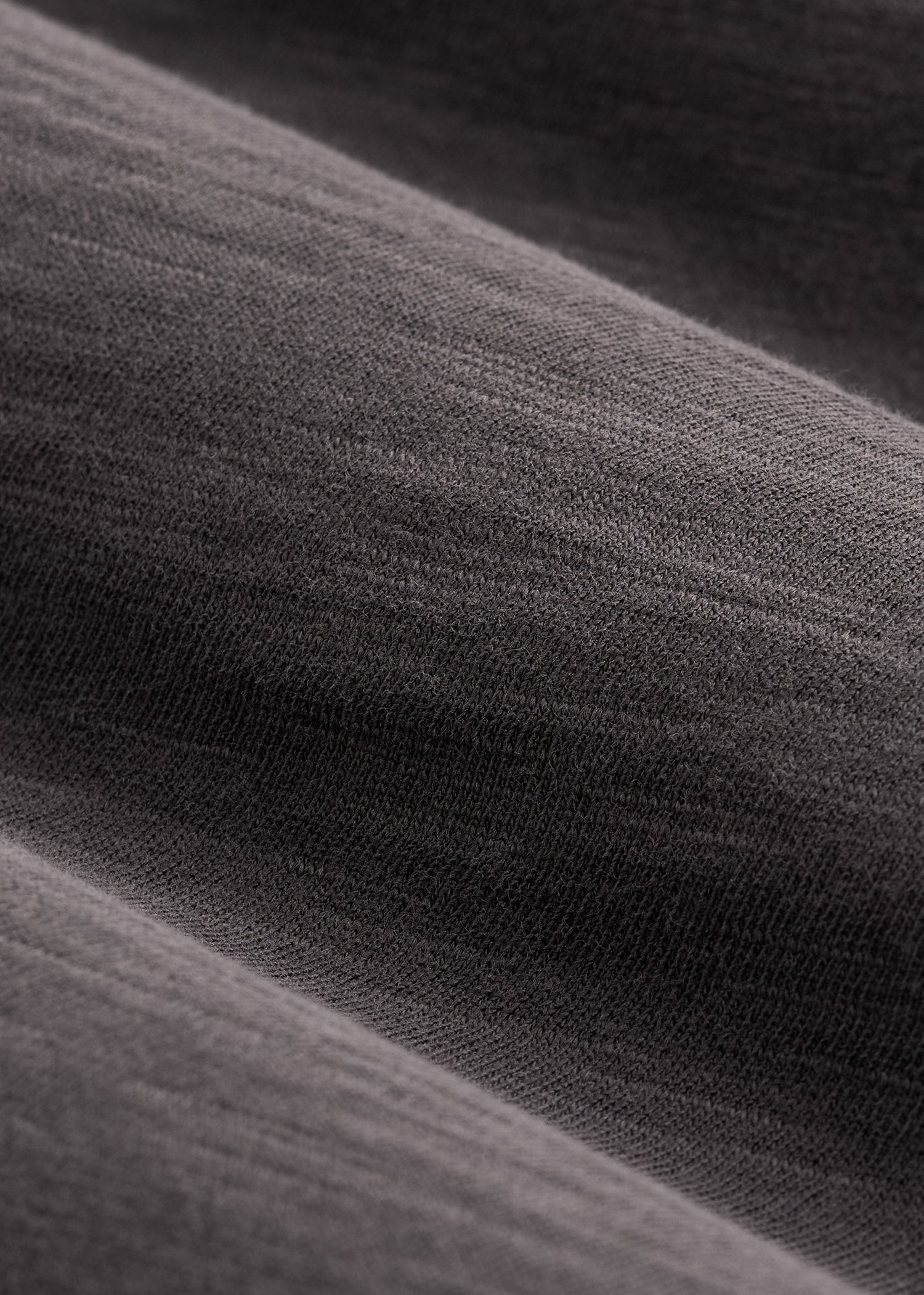 REGULAR-FIT Slub Tee for Tall Men in Charcoal