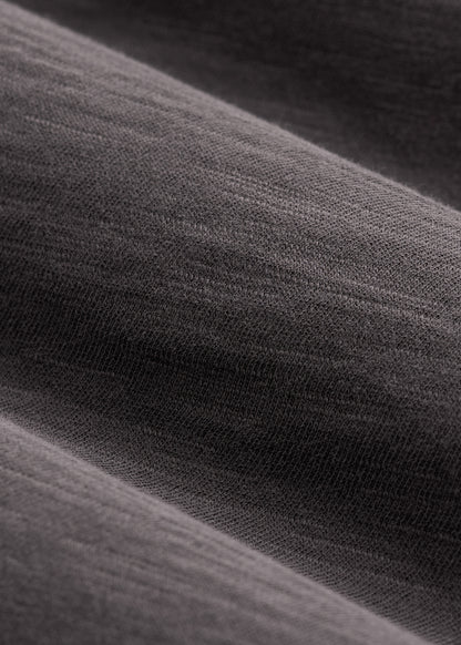 REGULAR-FIT Slub Tee for Tall Men in Charcoal