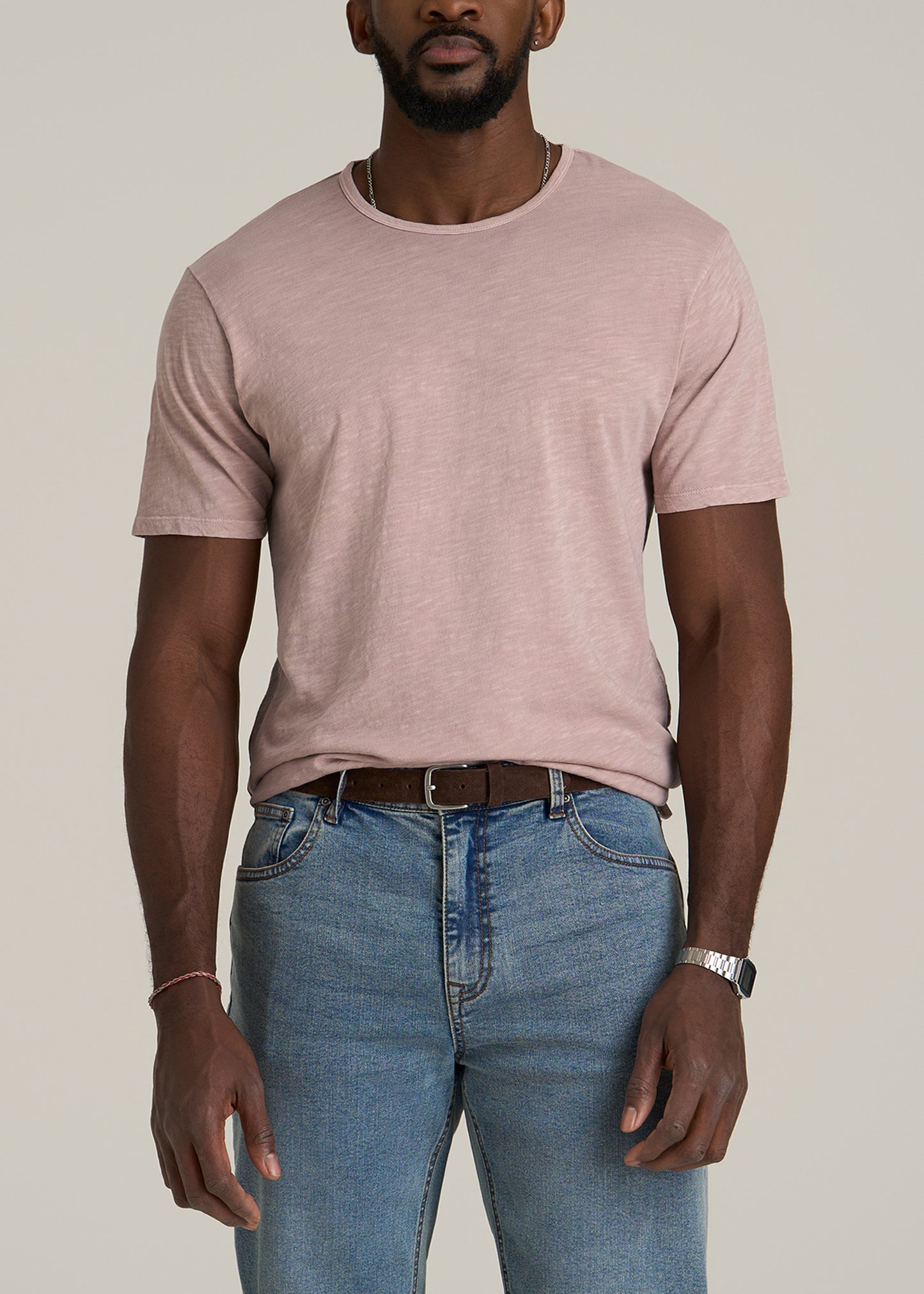 REGULAR-FIT Slub Tee in Desert Rose - Tall Men's Shirts