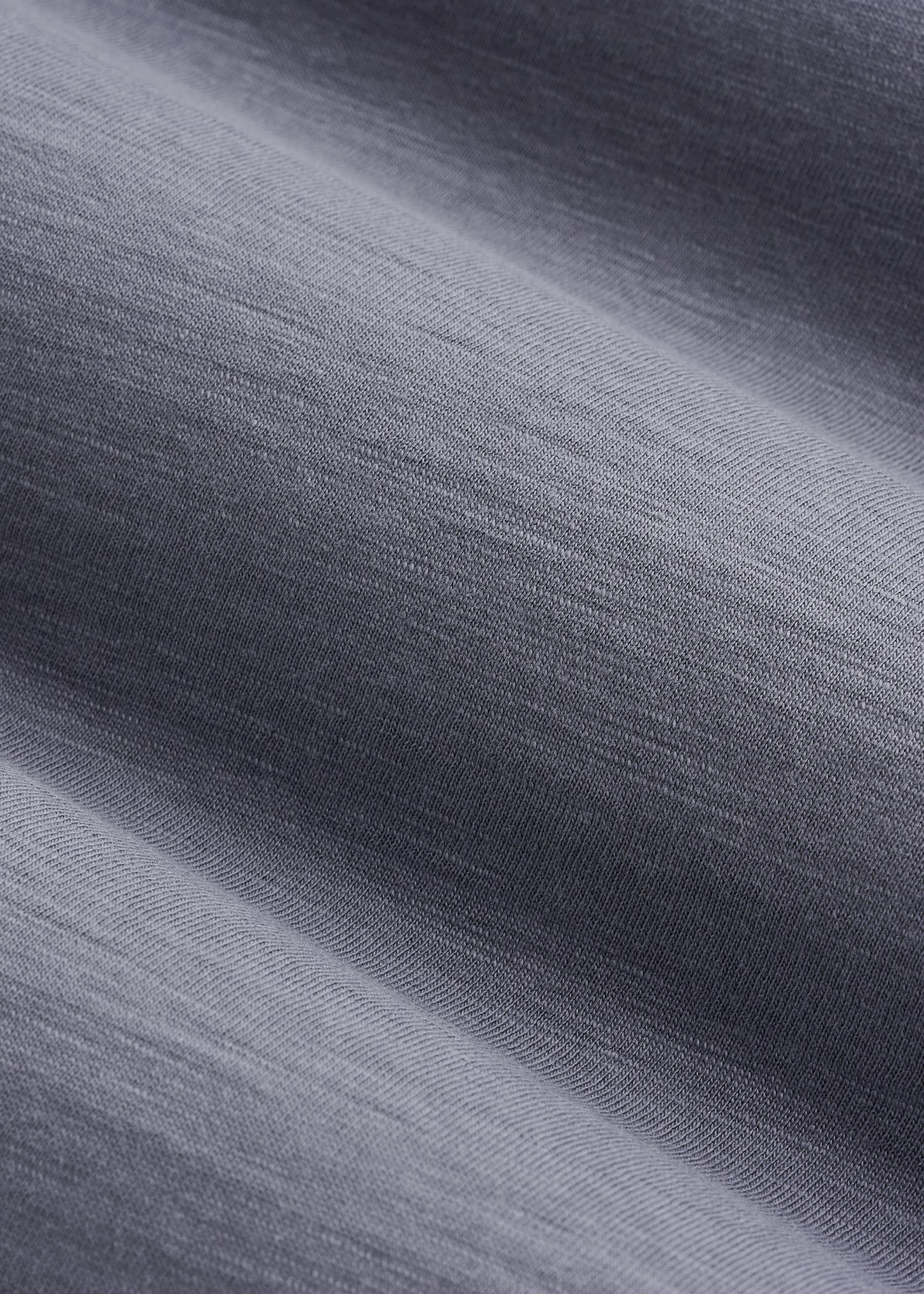 REGULAR-FIT Slub Tee for Tall Men in Grey Blue