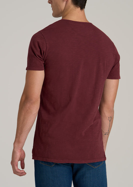 REGULAR-FIT Slub Tee in Red Ochre - Tall Men's Shirts