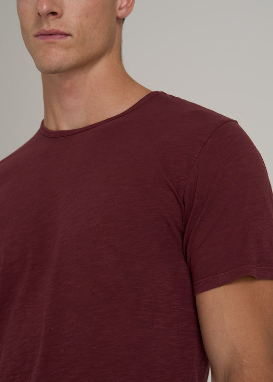 REGULAR-FIT Slub Tee in Red Ochre - Tall Men's Shirts