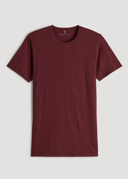 REGULAR-FIT Slub Tee in Red Ochre - Tall Men's Shirts