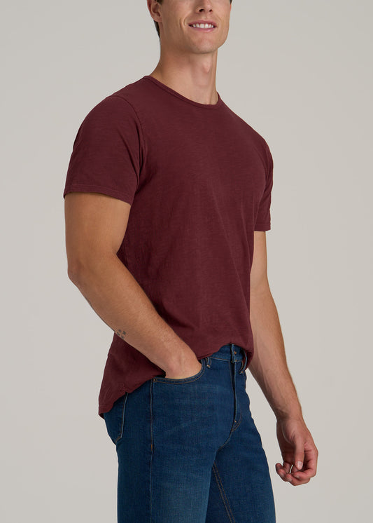 REGULAR-FIT Slub Tee in Red Ochre - Tall Men's Shirts