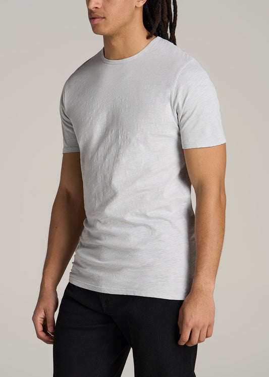 Slub Tee in Vapor Grey - Tall Men's Shirts