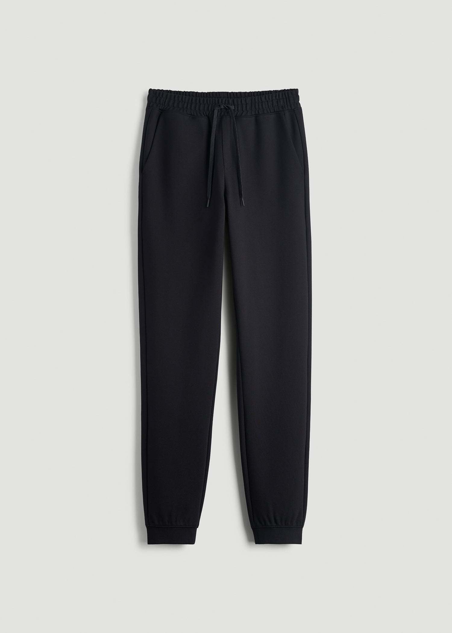 Soft Flex Ponte Jogger for Tall Men in Black