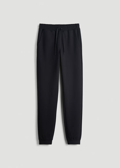 Soft Flex Ponte Jogger for Tall Men in Black