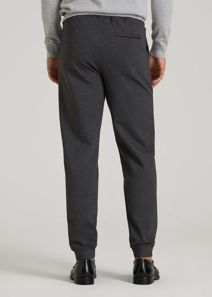 Flex Ponte Jogger for Tall Men in Dark Charcoal Heather