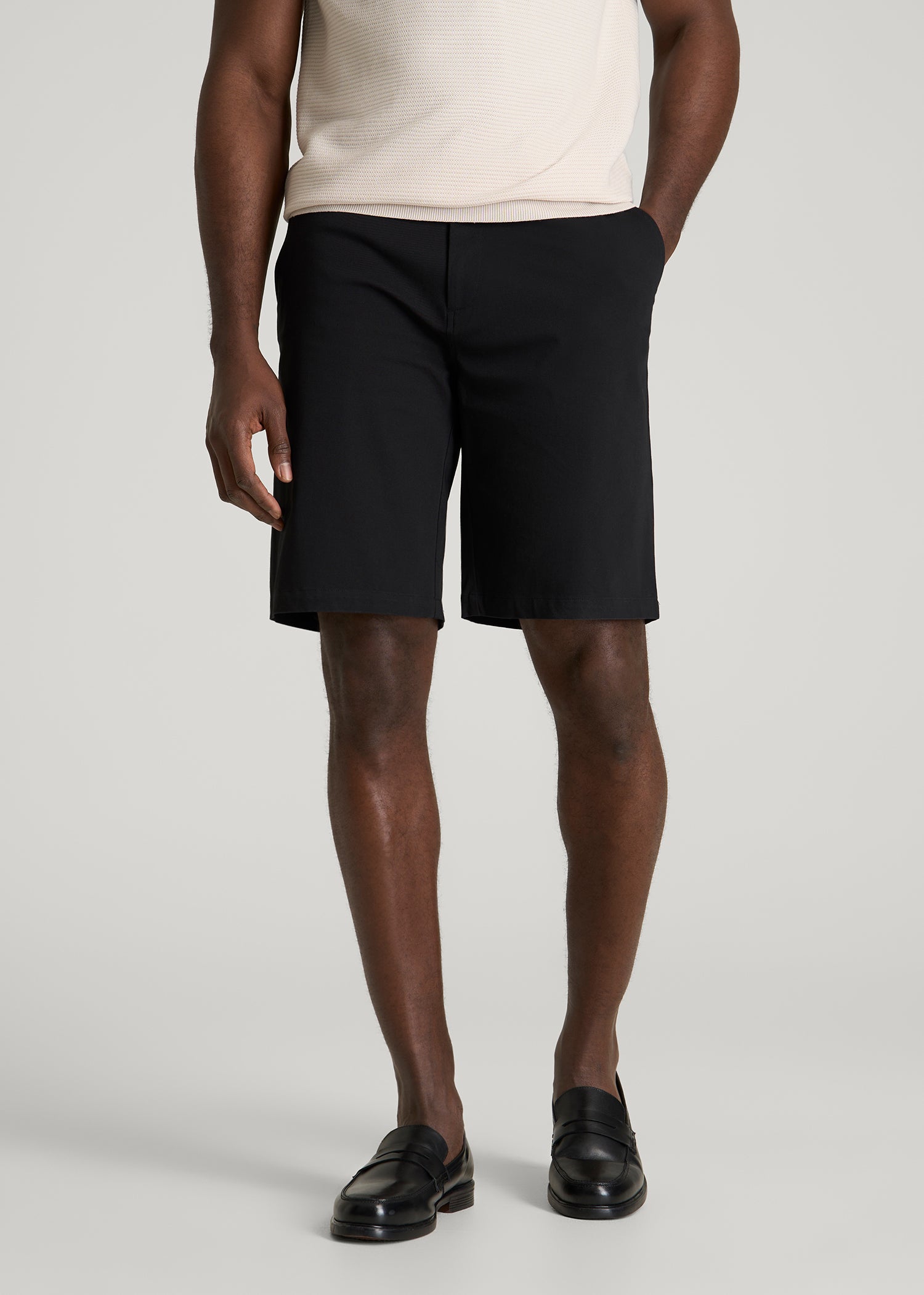 Stretch Commuter Chino Shorts for Tall Men | American Tall